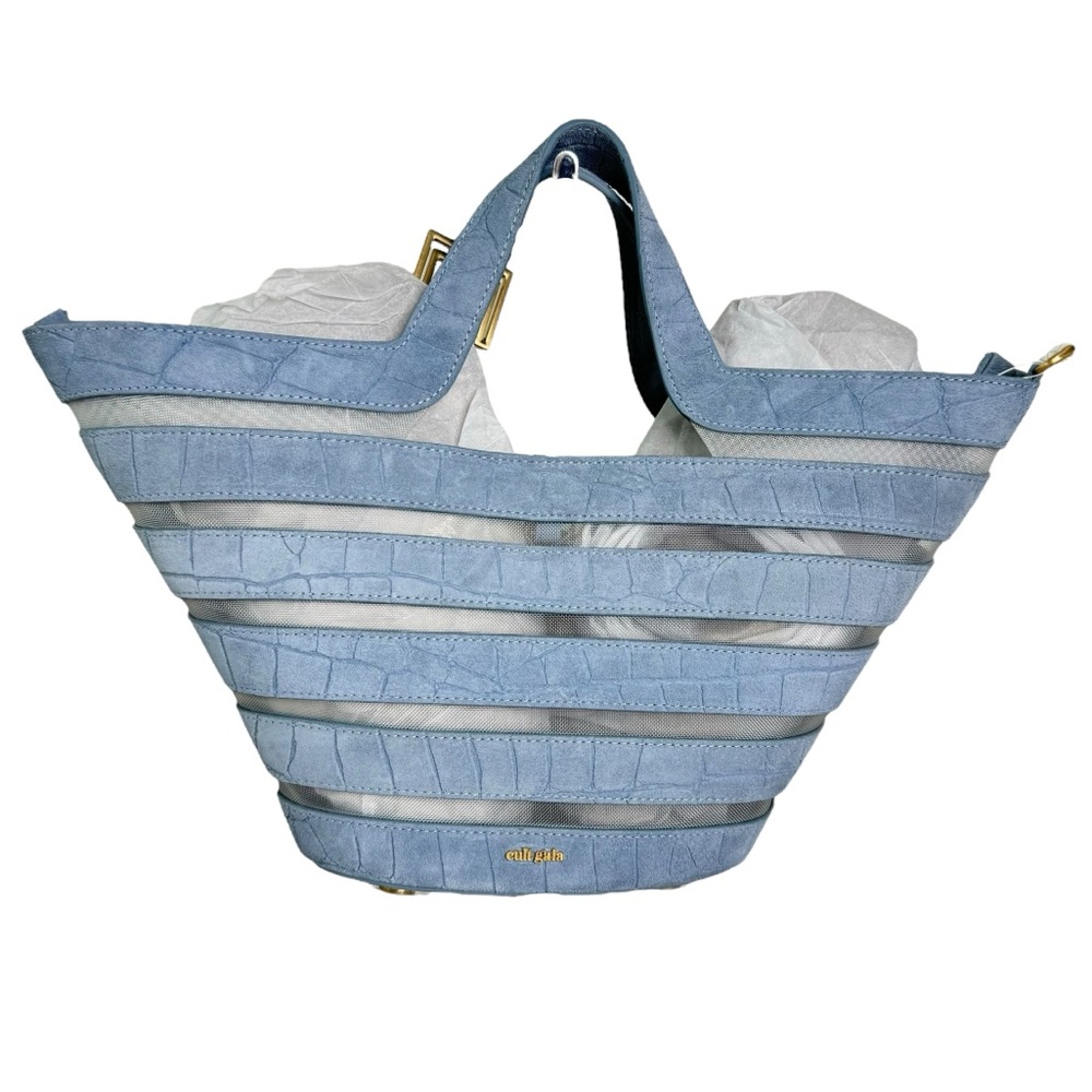 Cult Gaia May Laszlo Mini Crossbody Bag Maya Blue - Picture 7 of 13